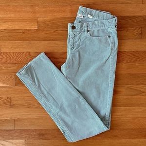 J.CREW Seafoam Green Straight-Leg Corduroy Jeans